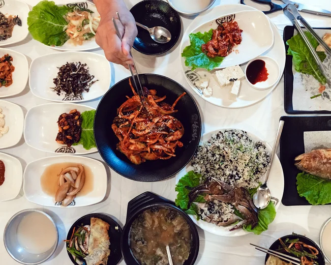 Korean dishes