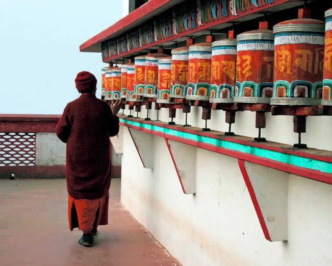 Buddhist Prayer Wheels