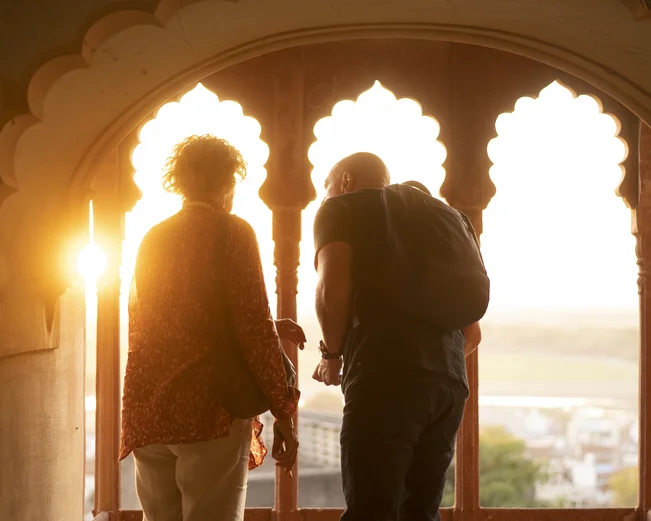 People at Dhikhola Fort