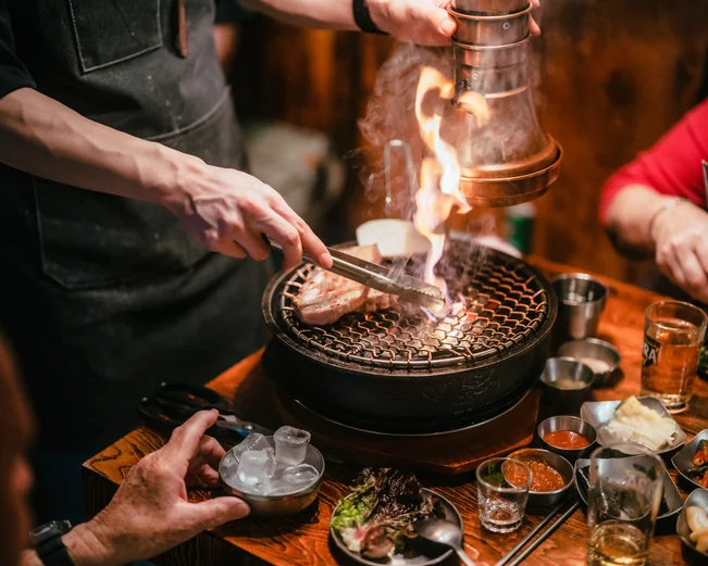 Traditional South Korean bbq