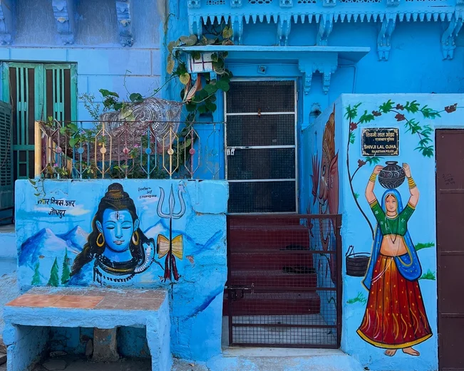 The Blue City of Rural Raj 