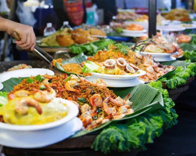 Bangkok food market