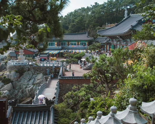 View of Haedong Yonggunsa Temple
