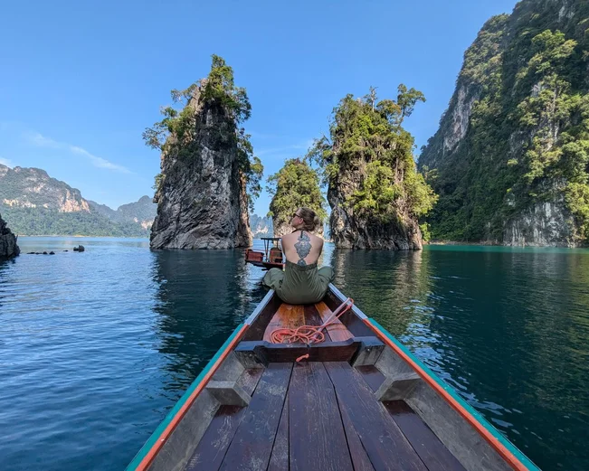 Boat trip through Khao Sok National Park