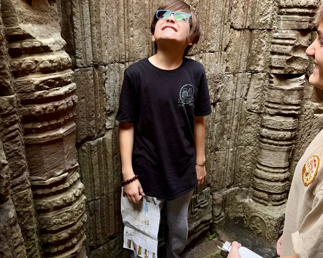 Angkor Thom treasure hunt
