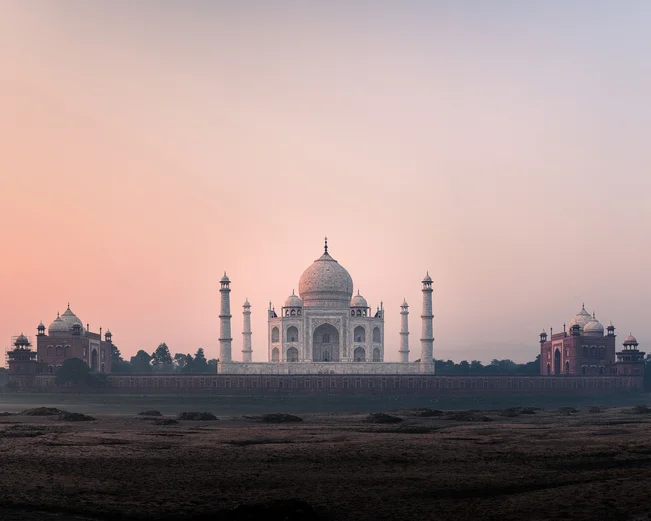 Mehtab Bagh Sunrise, Agra, India