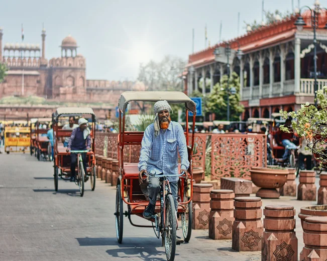 Rickshaws Chandni Chowk, Delhi, India