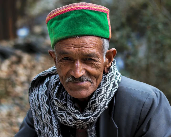 Man Closeup, Himachal Pradesh, India