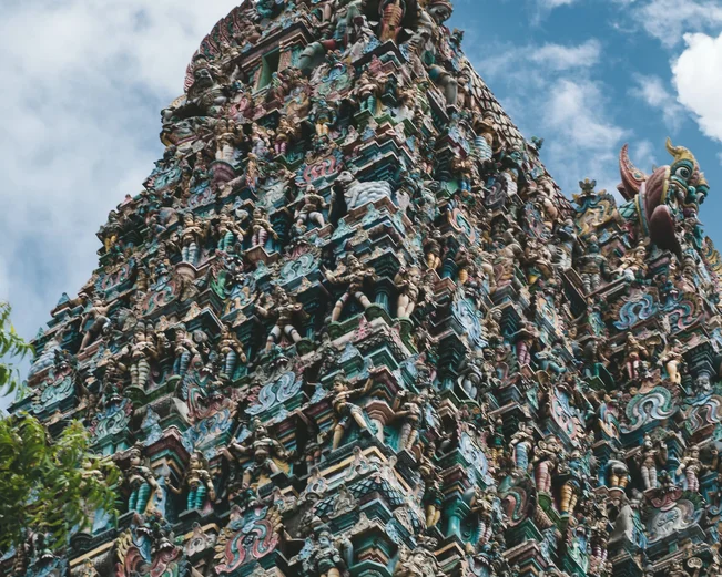 Meenakshi Amman Temple Tower, Madurai, India