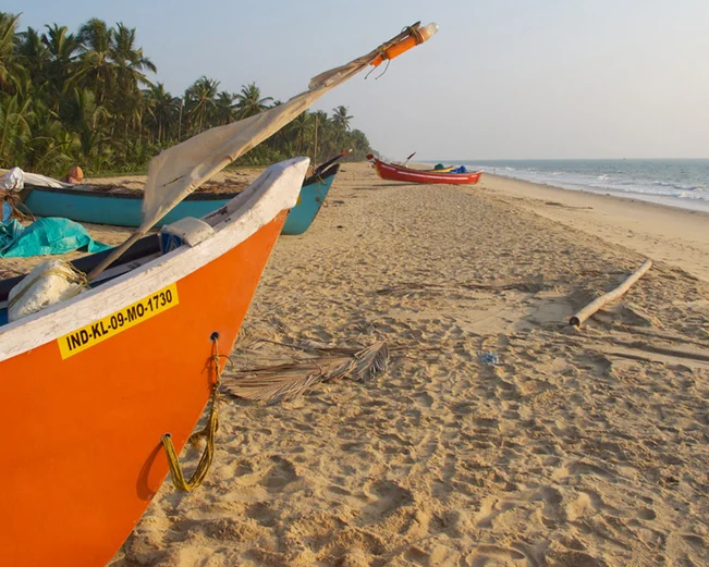 Nileshwar Beach Boats, Nileshwar, India