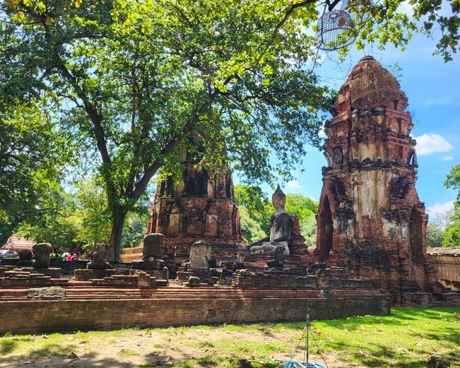 Temple with a tree
