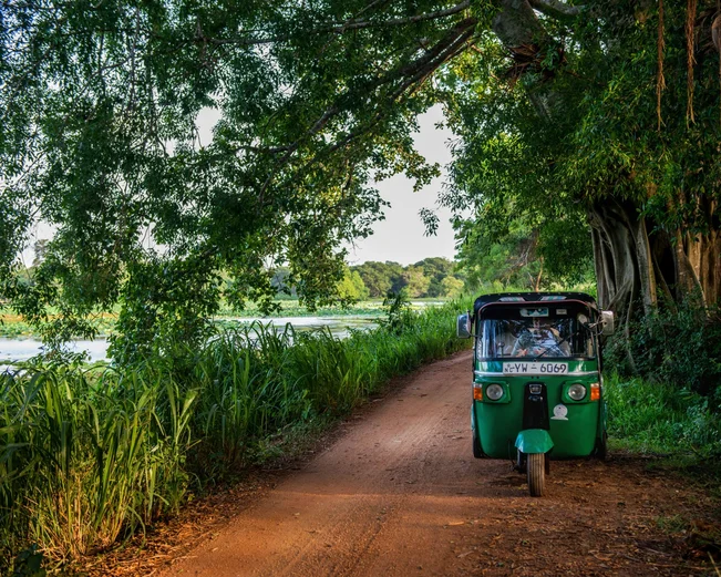 Tuktuk in the Cultural Triangle