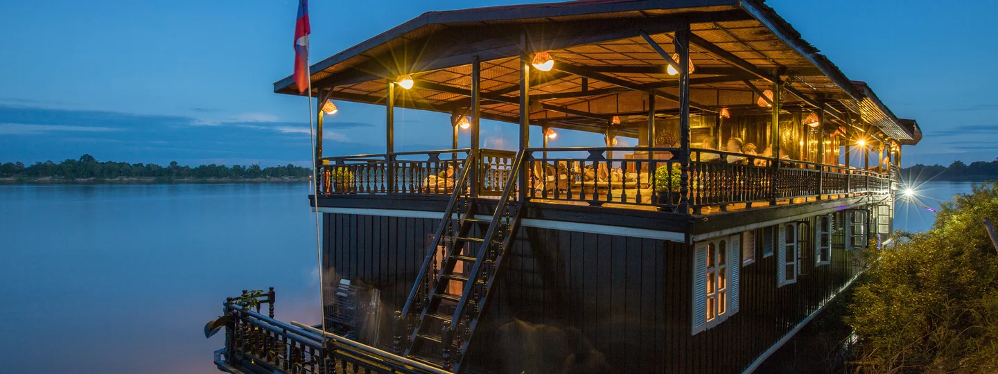Dinner cruise on the Mekong