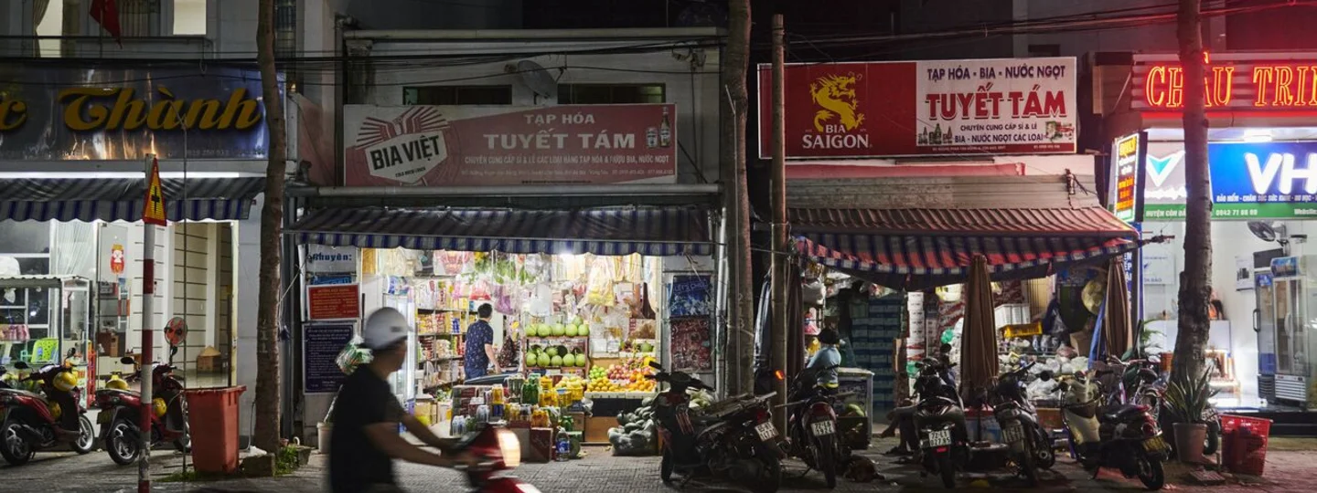 Motorbike in Vietnam street