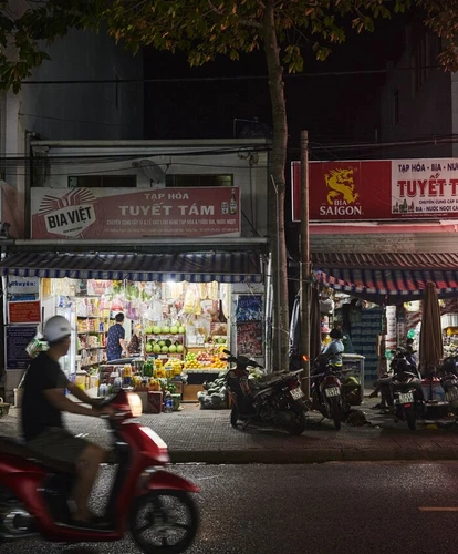 Motorbike in Vietnam street