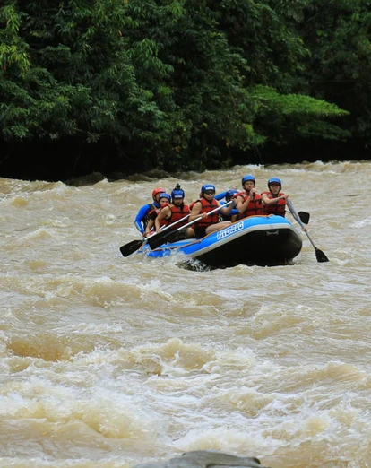 Rafting on the Padas River near Kota Kinabalu