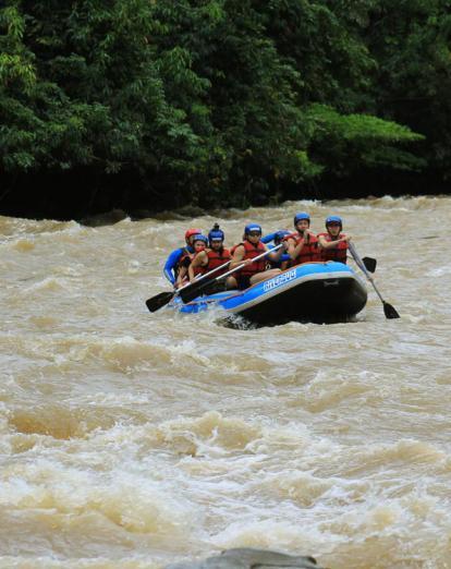 Rafting on the Padas River near Kota Kinabalu