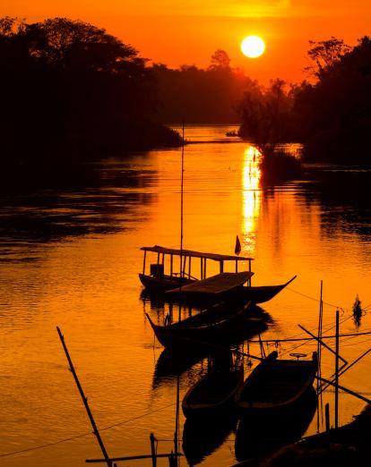 Sunset at 4,000 Islands