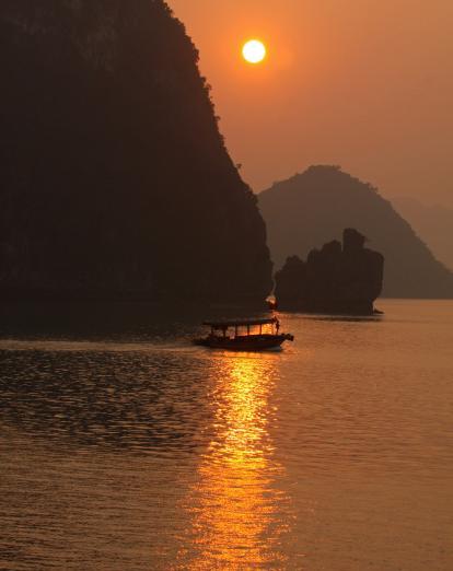 Halong Bay sunset