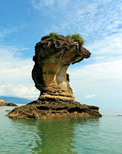 Stone stack at Bako National Park