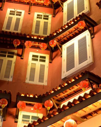 Buildings on Jonker Street in Malacca