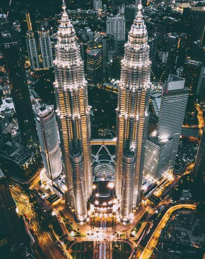 Petronas Towers in Kuala Lumpur