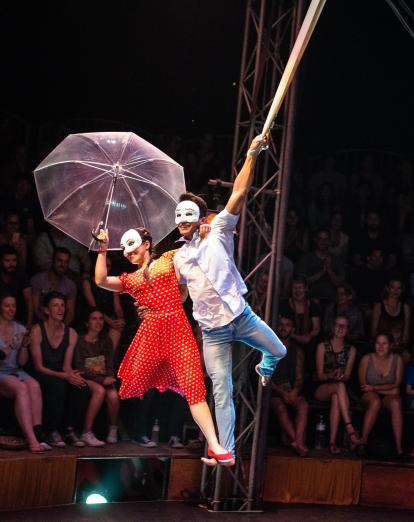 Performers from Phare, the Cambodian Circus - Diallo Jamal