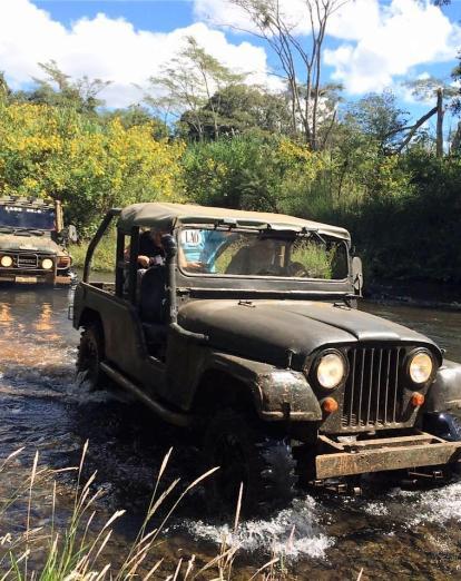 Jeep in the Bolaven Plateau