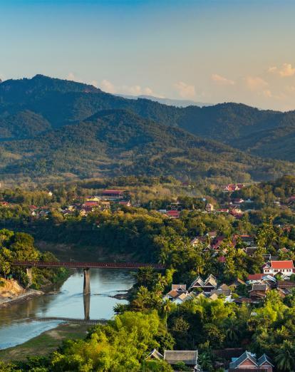 Top view of Luang Prabang