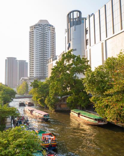 Boat trip on the canals of Bangkok