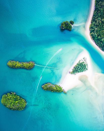 Aerial view of Krabi