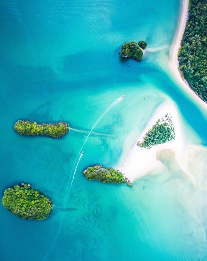 Aerial view of Krabi