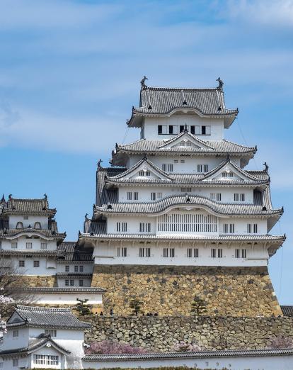 White Himeji castle 