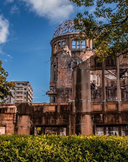 Close up of Hiroshima dome 