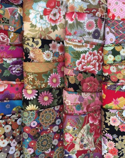 Kimono fabric in Tokyo