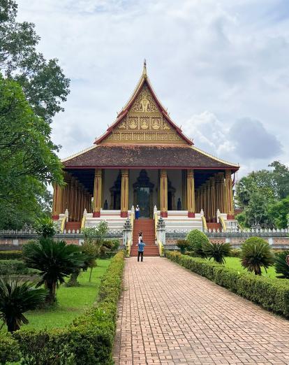 Wat Phra temple in Vientiane