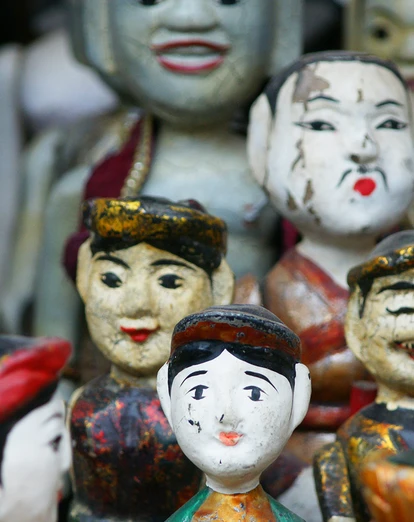 Traditional Vietnamese water puppets