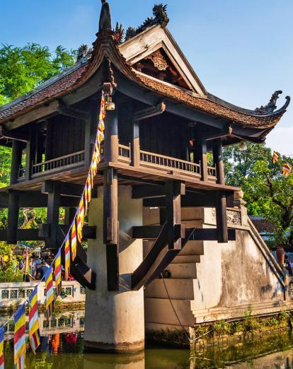 Pagoda at Hanoi, Vietnam