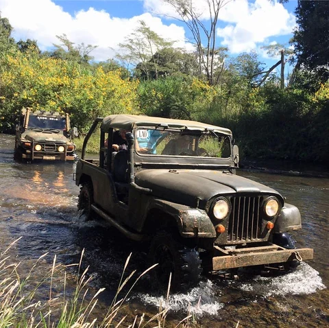 Jeep ride in Bolaven Plateau