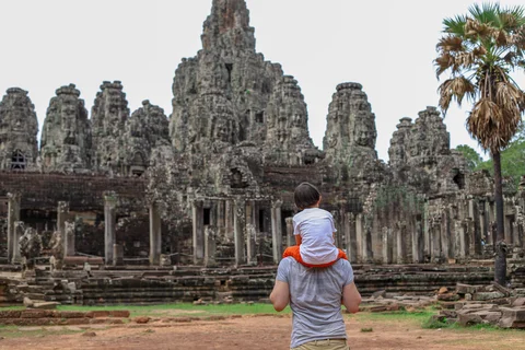 Angkor Wat Family scavenger hunt Cambodia