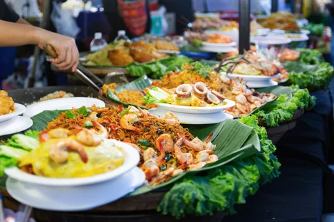 Bangkok food market