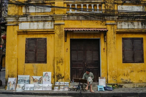 Yello buildign Vietnam
