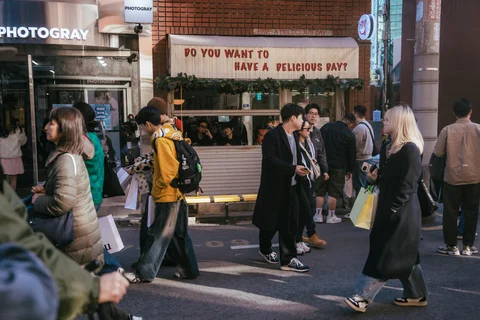Delicious Day aesthetic restaurant in Seoul, South Korea on a culinary group tour