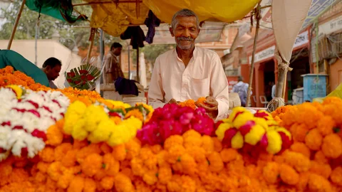 Jaipur Flower Market, Jaipur, India
