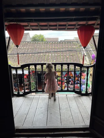 Young child in merchant house Hoi An