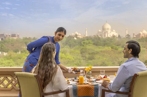 Oberoi Amarvilas Breakfast, Agra, India