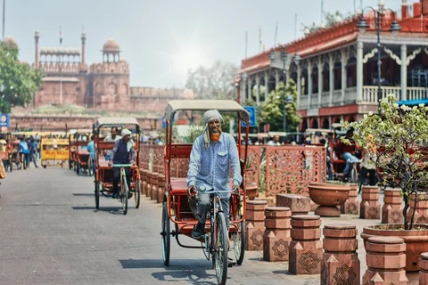 Rickshaws Chandni Chowk, Delhi, India