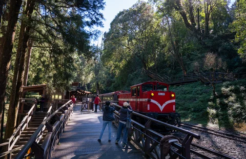 Alishan Mountain Railway and Station