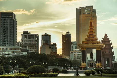 Phnom Penh skyline