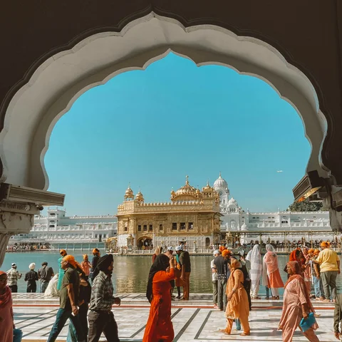 Archway Golden Temple, Amritsar, India